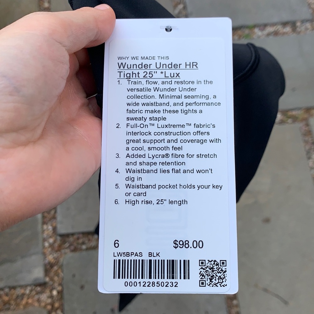 Wunder Under HR Tight 25” *Lux Lululemon leggings